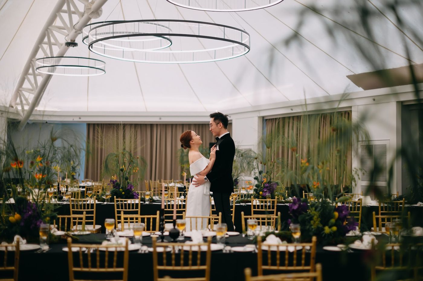 Banquet hall and first dance